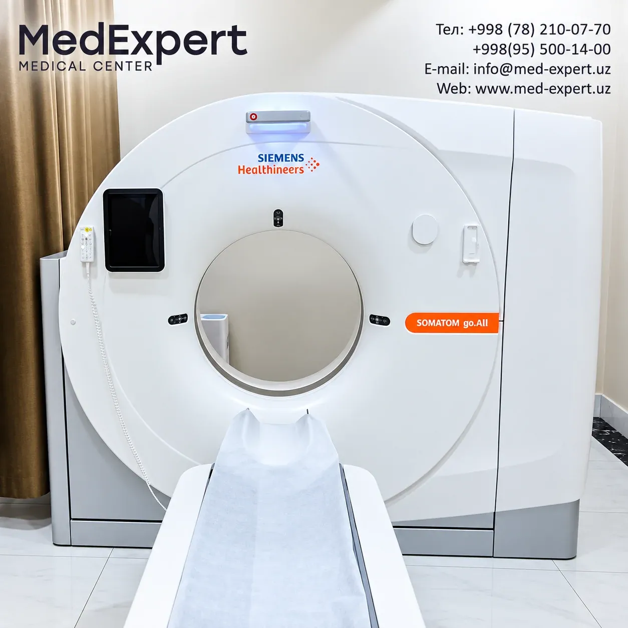 Siemens SOMATOM go.All kompyuter tomografi